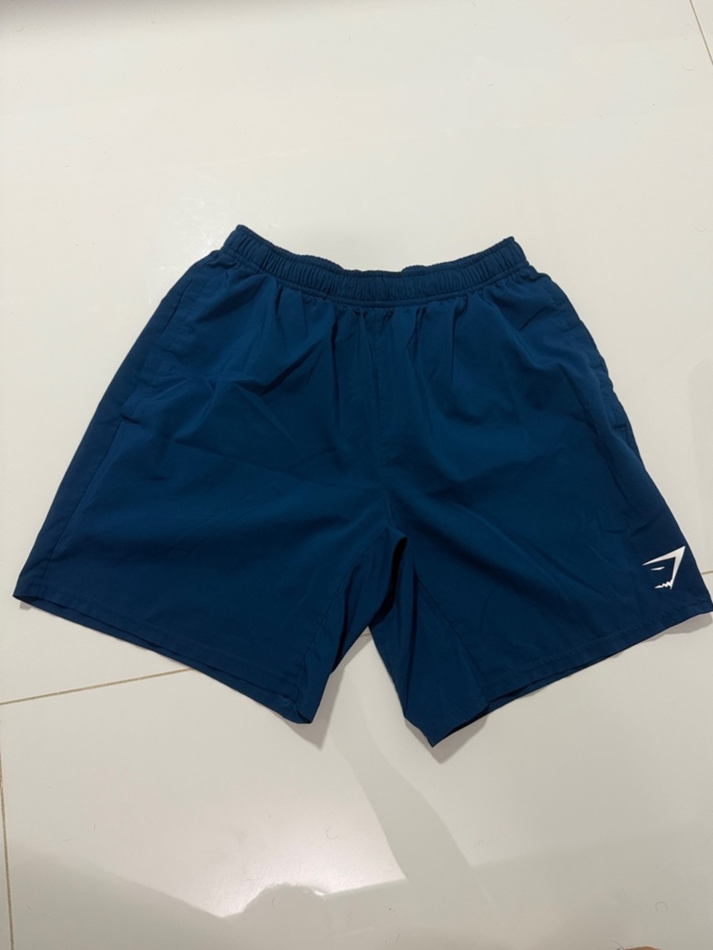 Gymshark Men’s Dark Blue Athletic Training Shorts